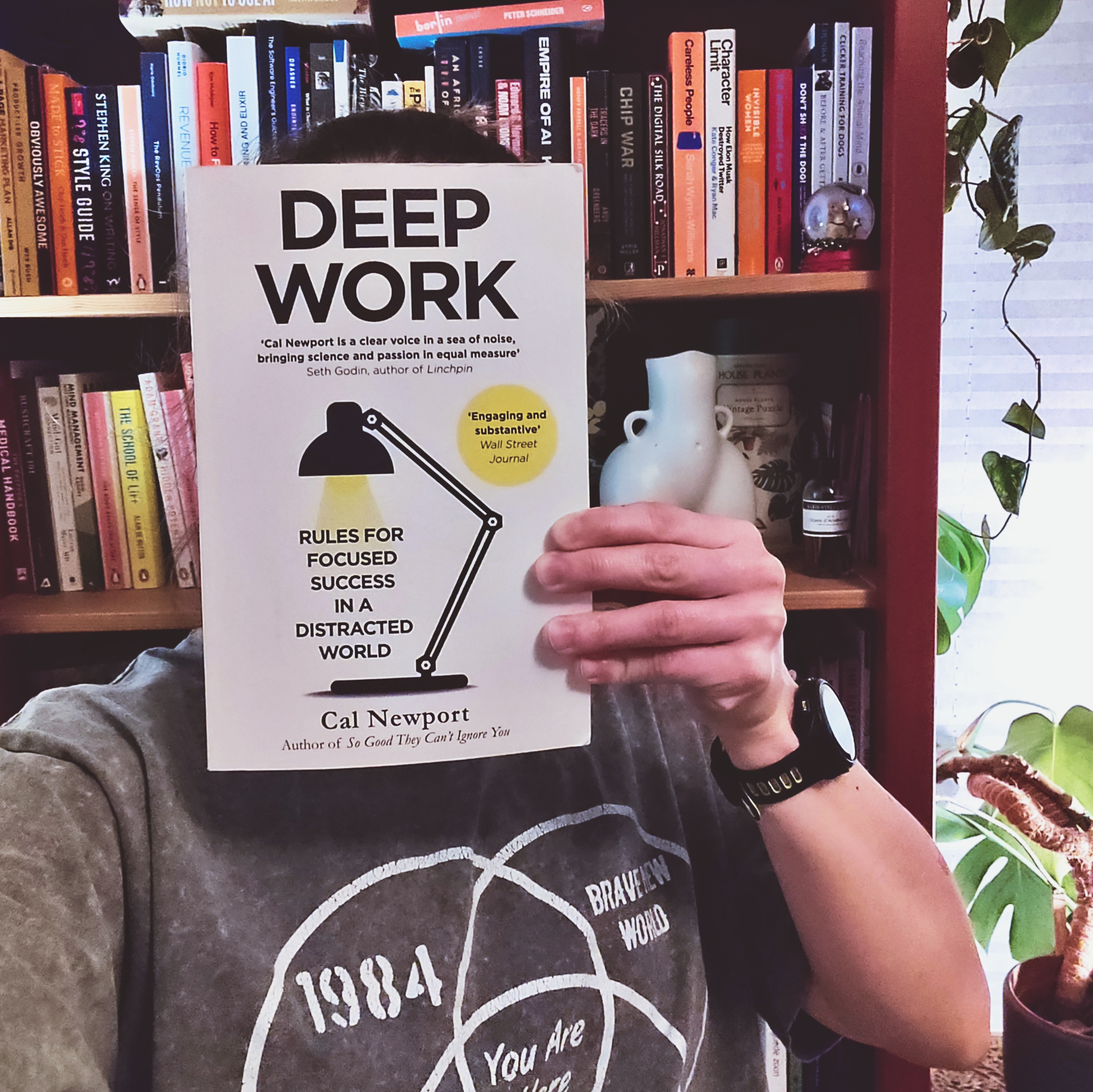 Deep Work book by Cal Newport
